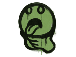 Item Sealed Graffiti | Choke (Battle Green)