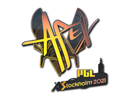 Item Sticker | apEX (Holo) | Stockholm 2021