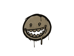 Item Graffiti | Mr. Teeth (Dust Brown)