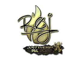 Item Sticker | roeJ (Gold) | Antwerp 2022