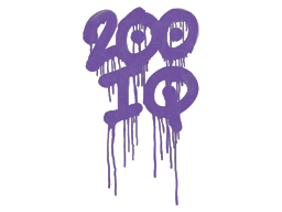 Item Sealed Graffiti | 200 IQ (Monster Purple)