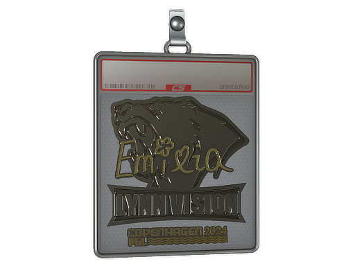 Item Sticker Slab | EmiliaQAQ (Gold) | Copenhagen 2024