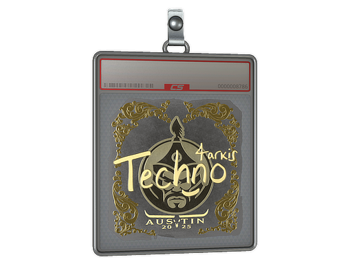 Item Sticker Slab | Techno4K (Gold) | Austin 2025