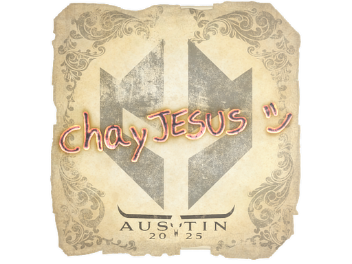Item Sticker | chayJESUS | Austin 2025