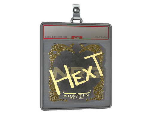 Item Sticker Slab | HexT (Gold) | Austin 2025