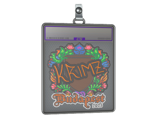 Item Sticker Slab | KRIMZ (Embroidered) | Budapest 2025