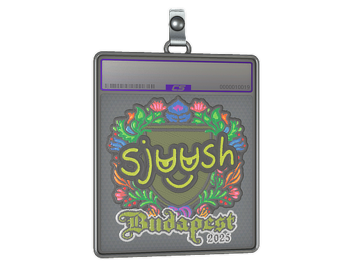 Item Sticker Slab | sjuush (Embroidered) | Budapest 2025