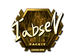 Item Sticker | tabseN (Gold) | London 2018