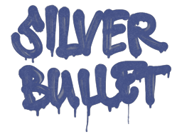 Item Sealed Graffiti | Silver Bullet (SWAT Blue)