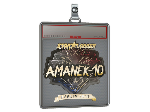 Item Sticker Slab | AmaNEk (Gold) | Berlin 2019