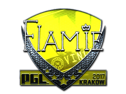 Item Sticker | flamie (Foil) | Krakow 2017