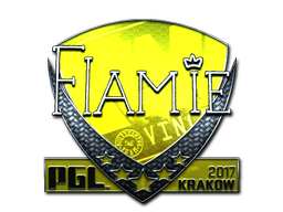 Cosmetic Sticker | flamie (Foil) | Krakow 2017 of Craft