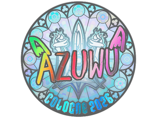 Item Sticker | AZUWU (Holo) | Cologne 2026