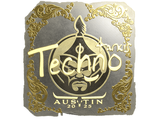 Item Sticker | Techno4K (Gold) | Austin 2025