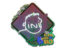 Item Sticker | VINI (Glitter) | Rio 2022