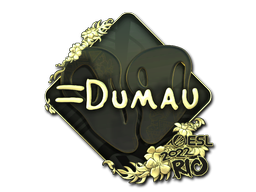 Item Sticker | dumau (Gold) | Rio 2022