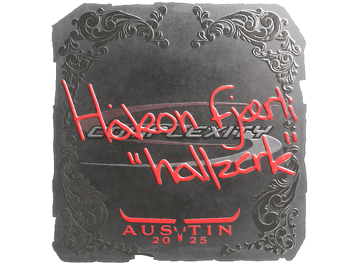 Item Sticker | hallzerk (Foil) | Austin 2025