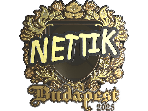 Item Sticker | nettik (Gold) | Budapest 2025