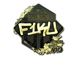 Item Sticker | F1KU (Gold) | Rio 2022