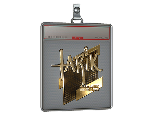 Item Sticker Slab | tarik (Gold) | Boston 2018