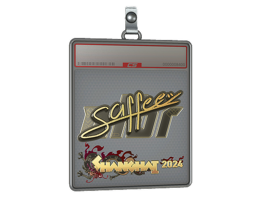Item Sticker Slab | saffee (Gold) | Shanghai 2024