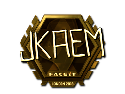 Item Sticker | jkaem (Gold) | London 2018