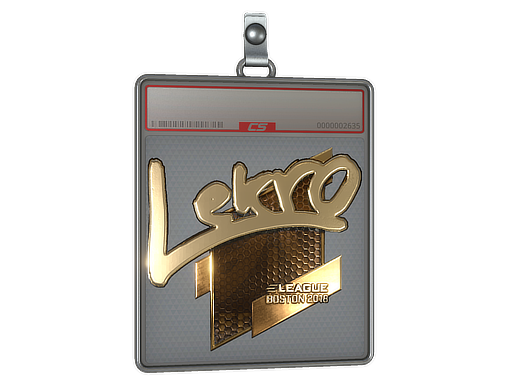Item Sticker Slab | Lekr0 (Gold) | Boston 2018