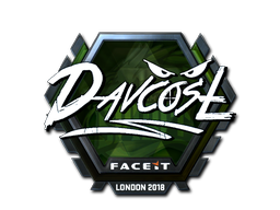 Item Sticker | DavCost (Foil) | London 2018