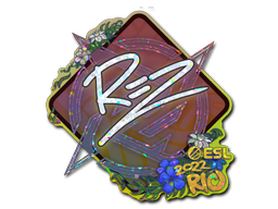 Item Sticker | REZ (Glitter) | Rio 2022
