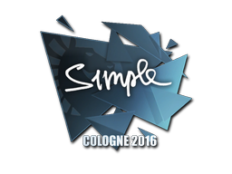 Item Sticker | s1mple | Cologne 2016
