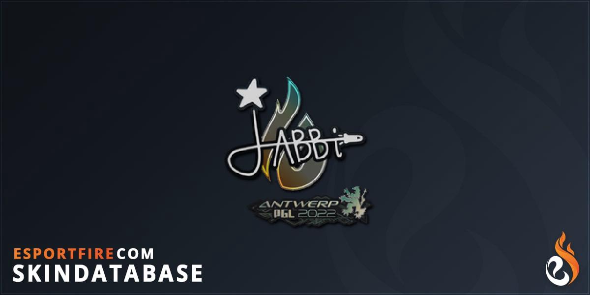 Sticker | jabbi | Antwerp 2022 - EsportFire.com