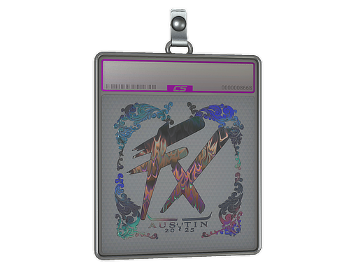 Item Sticker Slab | Fluxo (Holo) | Austin 2025