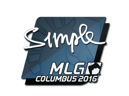 Item Sticker | s1mple | MLG Columbus 2016