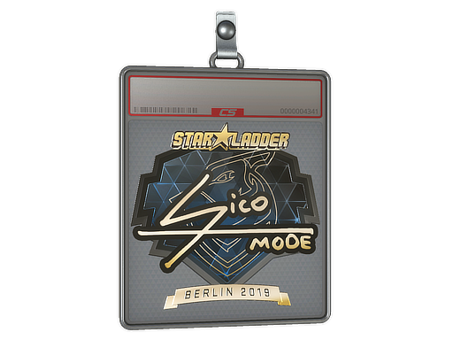 Item Sticker Slab | Sico (Gold) | Berlin 2019