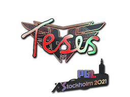 Item Sticker | TeSeS (Holo) | Stockholm 2021