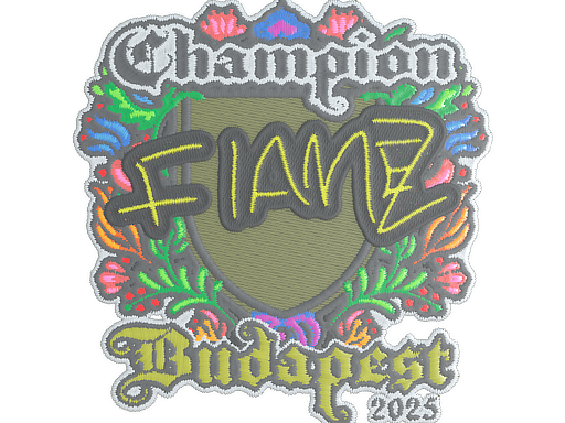 Item Sticker | FlameZ (Embroidered, Champion) | Budapest 2025