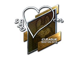 Item Sticker | seang@res (Foil) | Boston 2018
