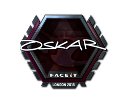 Item Sticker | oskar (Foil) | London 2018