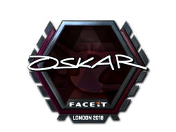 Cosmetic Sticker | oskar (Foil) | London 2018 of Craft