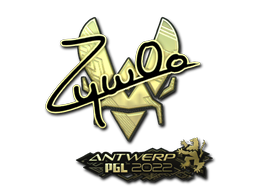 Item Sticker | ZywOo (Gold) | Antwerp 2022