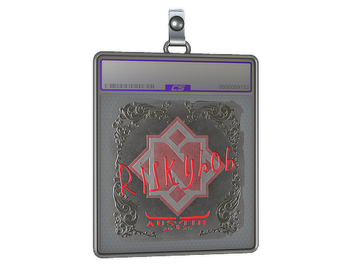 Item Sticker Slab | riskyb0b (Foil) | Austin 2025