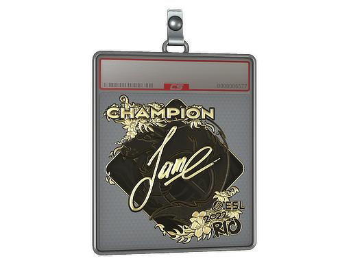 Item Sticker Slab | Jame (Gold, Champion) | Rio 2022
