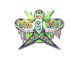 Item Sticker | Green Swallow