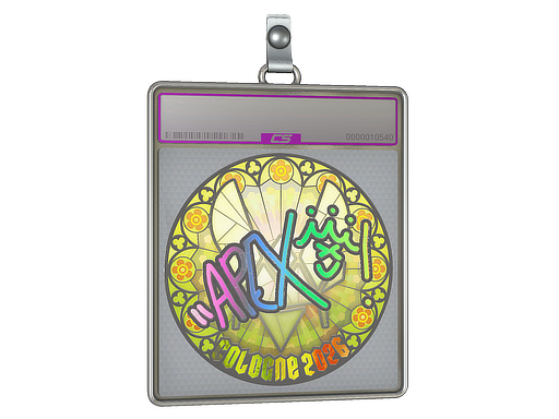 Item Sticker Slab | apEX (Holo) | Cologne 2026