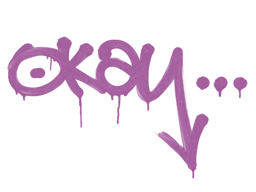 Item Graffiti | Okay (Bazooka Pink)