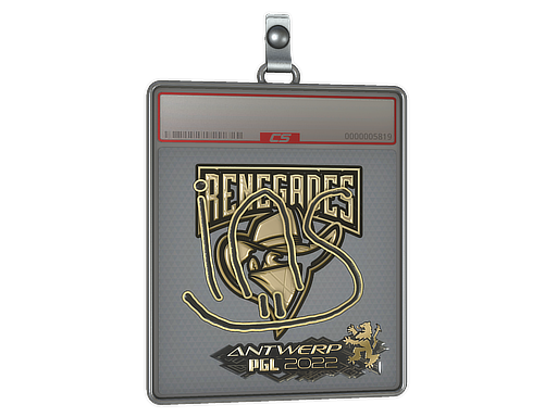 Item Sticker Slab | ins (Gold) | Antwerp 2022