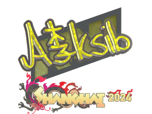 Item Sticker | Aleksib (Glitter) | Shanghai 2024