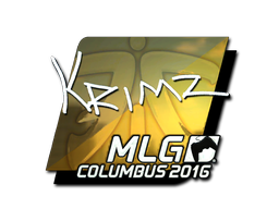 Item Sticker | KRIMZ (Foil) | MLG Columbus 2016
