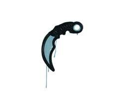 Item Graffiti | Karambit (Wire Blue)