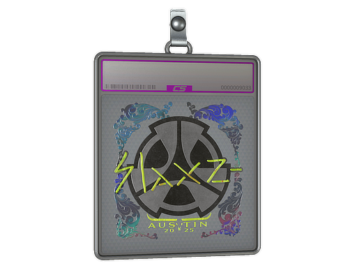Item Sticker Slab | slaxz- (Holo) | Austin 2025